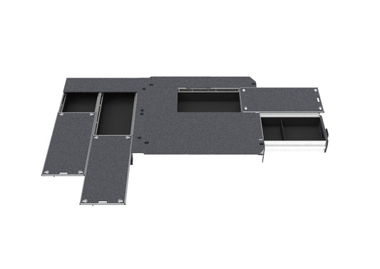 Dual Roller Floor Side Drawers & Single Roller Floor Rear Drawers - Toyota Hiace Slwb Van 08/2022-current