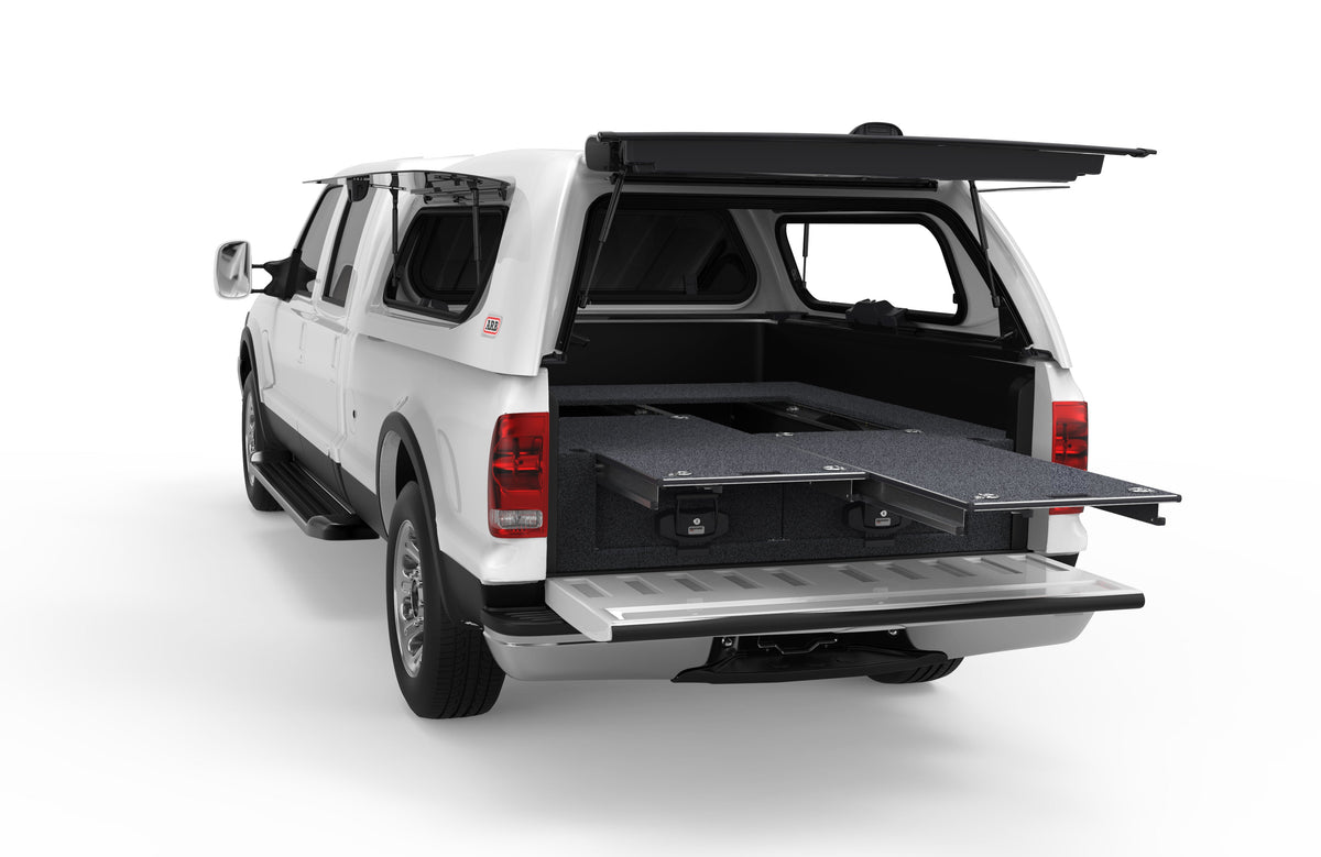 Dual Roller Floor Drawers - Ford F250 Max Internal Tray Length 1900mm 6'4'' 01/2017-current