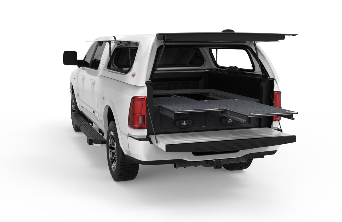 Dual Roller Floor Drawers - Dodge Ram 3500 D2 Laramie Crew Cab 10/2021-current