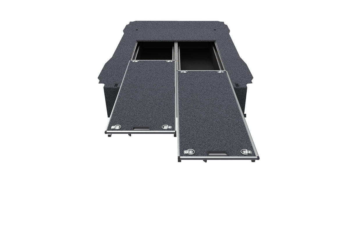Dual Roller Floor Drawers - Dodge Ram 3500 D2 Laramie Crew Cab 10/2021-current