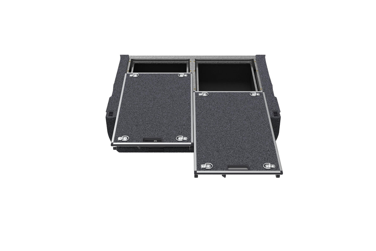 Dual Roller Floor Drawers - Isuzu M-ux Generation 2 Wagon 08/2021-current