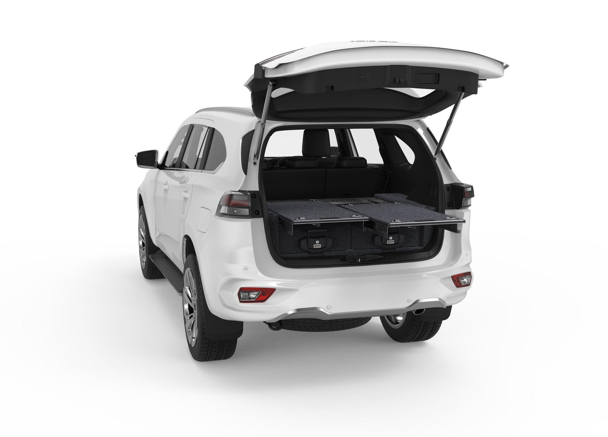 Dual Roller Floor Drawers - Isuzu M-ux Generation 2 Wagon 08/2021-current
