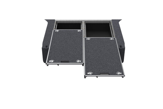 Dual Roller Floor Drawers - Toyota Landcruiser 300 Series 5 Seat Wagon 07/2021-current