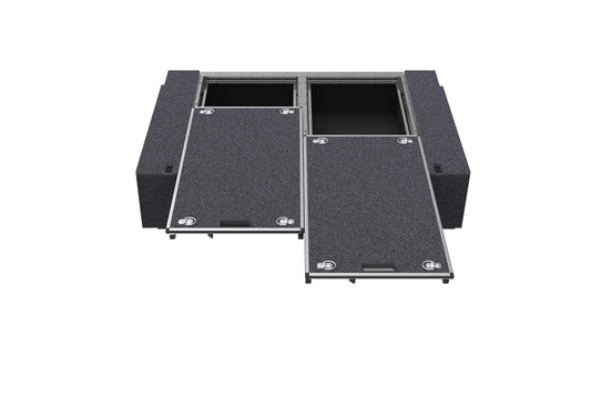 Dual Roller Floor Drawers - Nissan Patrol Gq Wagon And Swb 01/1988-10/1997